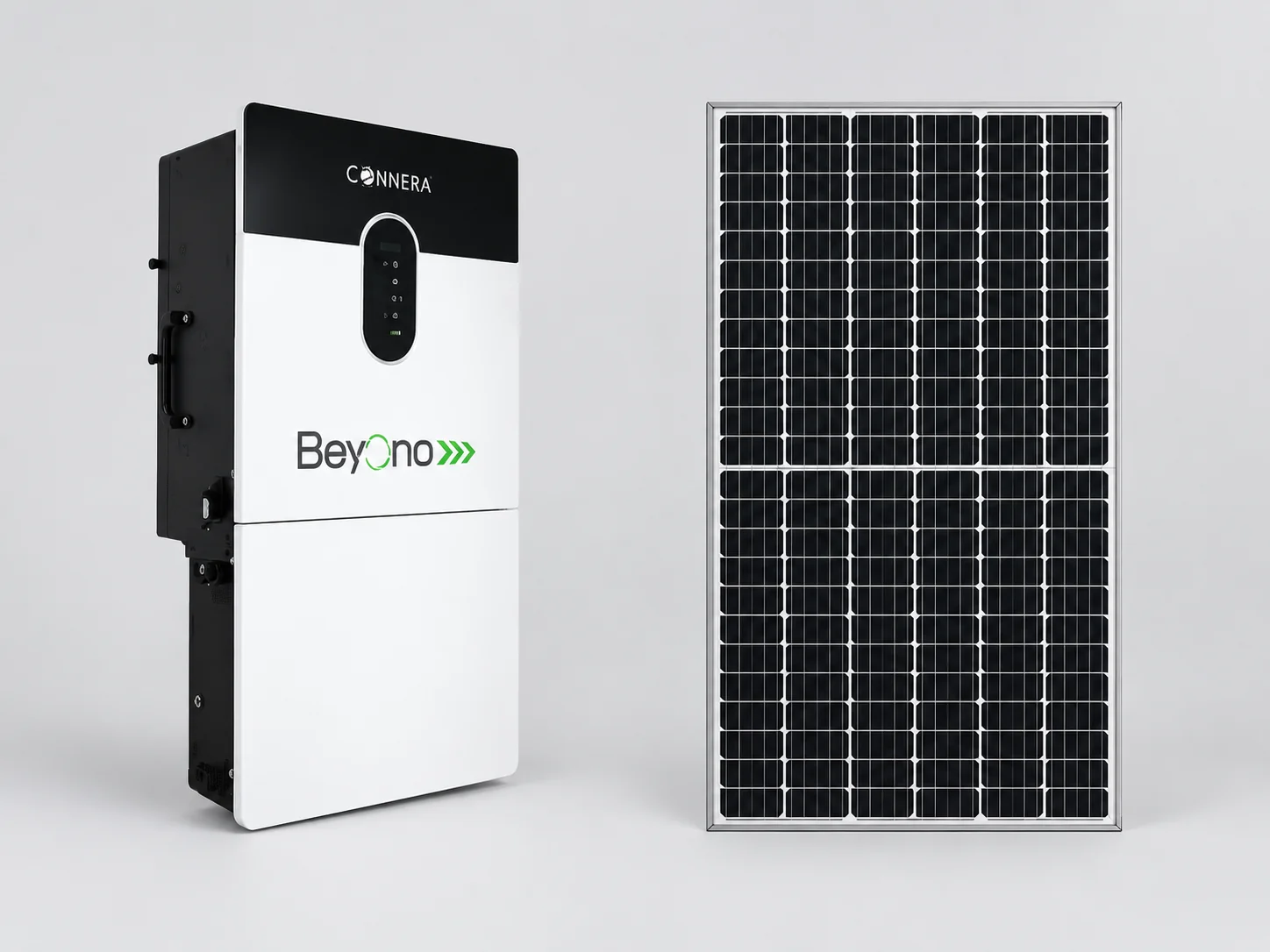 Inversor y panel solar